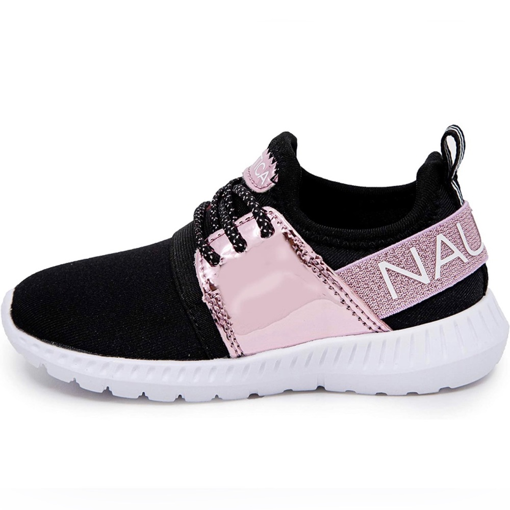 Nautica Kids Girls Metallic Fashion Sneakers Size 8